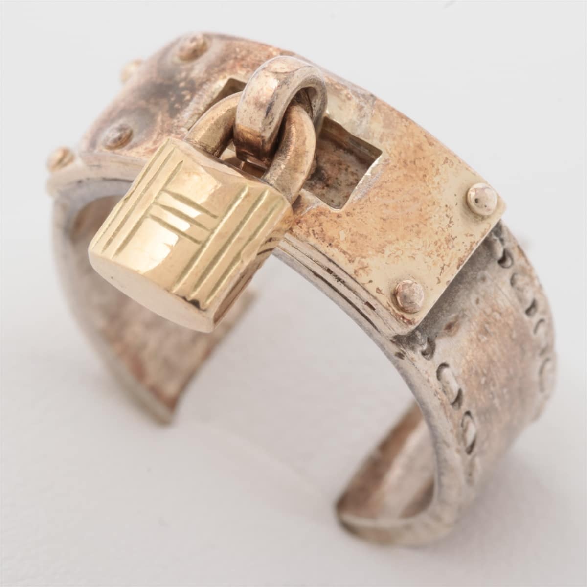 Hermès Kelly rings 925×750 9.0g Gold × Silver
