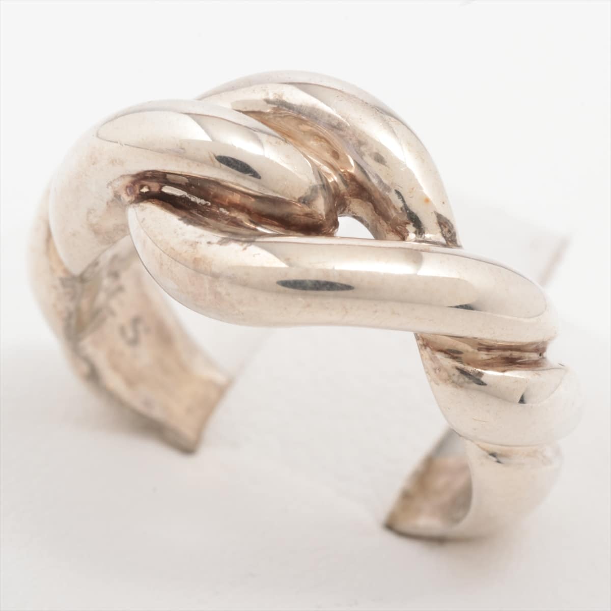 Hermès Torsard twist rings 50 925 6.7g Silver