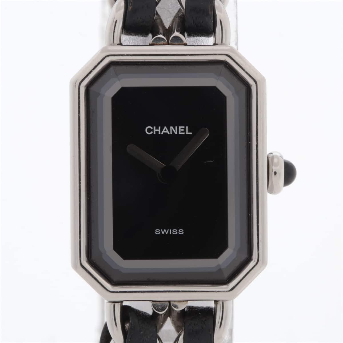 Chanel Premier L SS & Leather QZ Black-Face