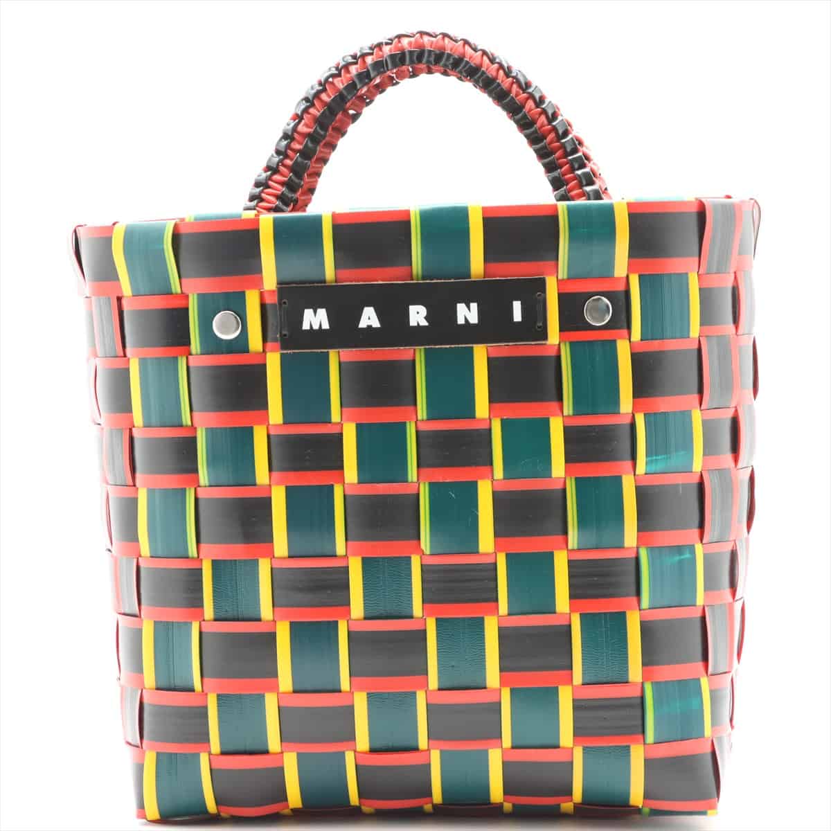 Marni tape basket Polypropylene Hand bag Multicolor