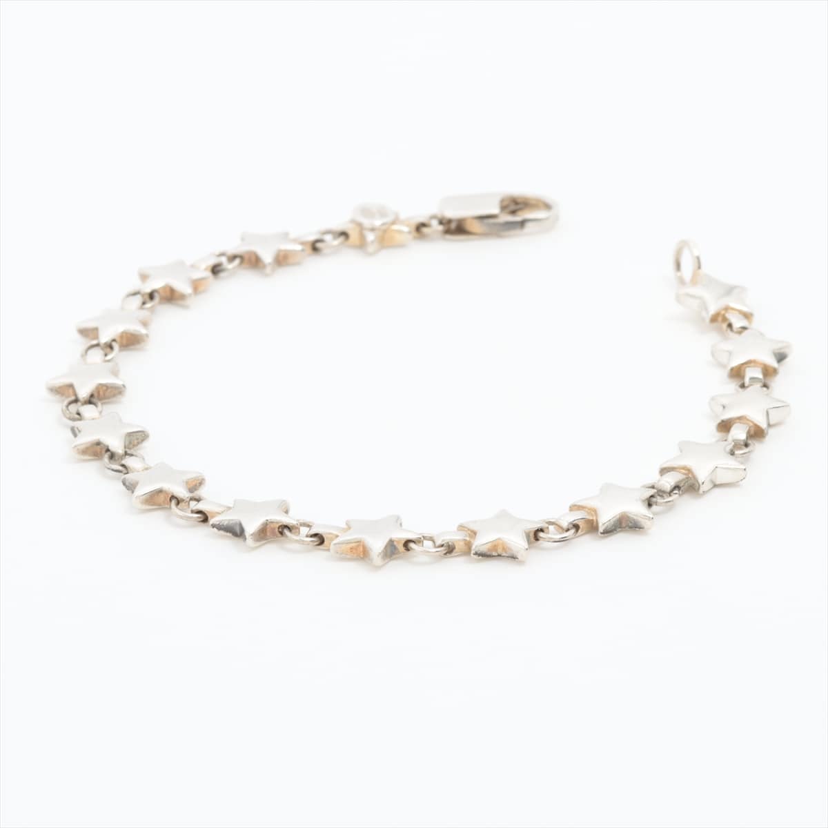 Tiffany Puff Star Bracelet 925 12.7g Silver