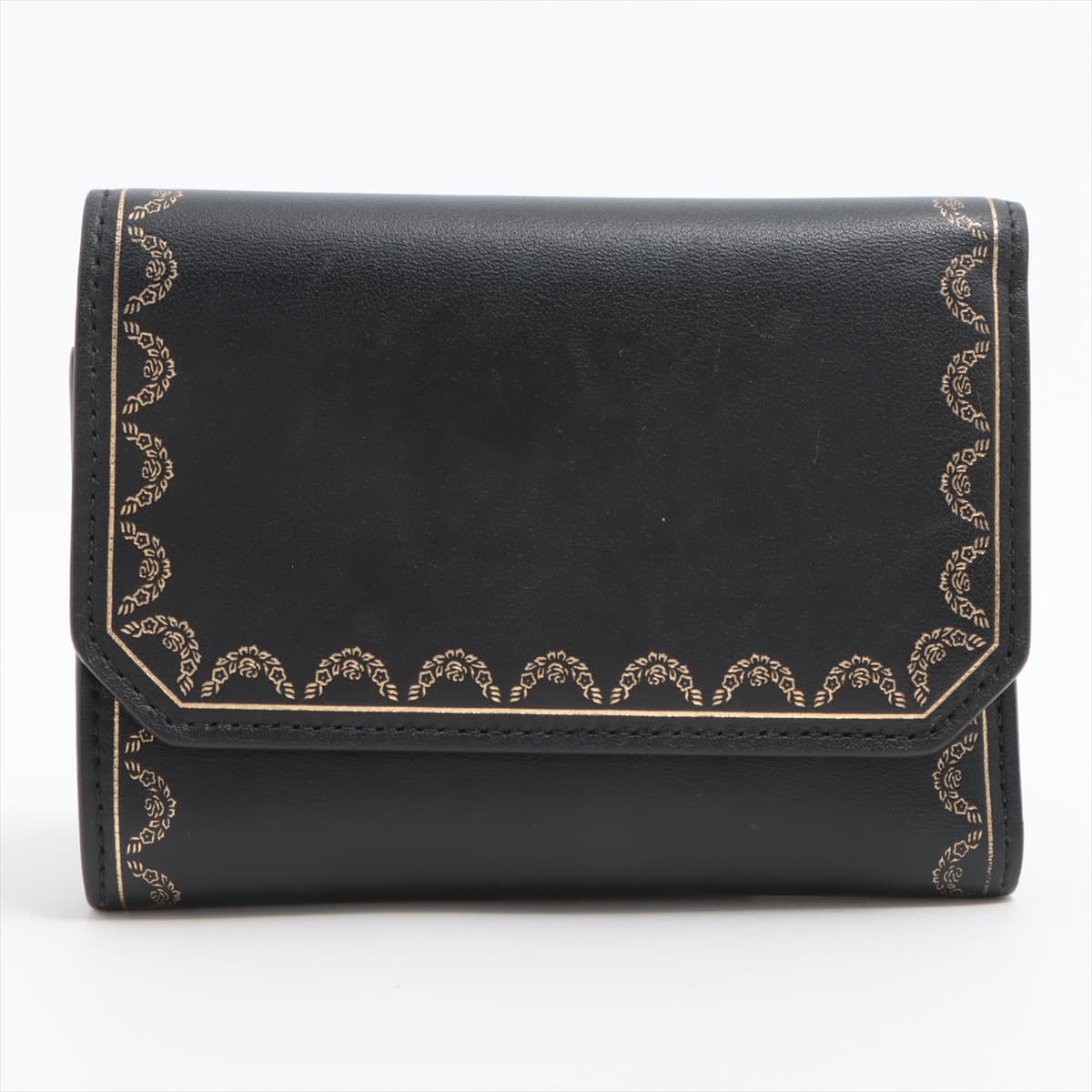 Cartier Guirlande de cartier Leather Wallet Black