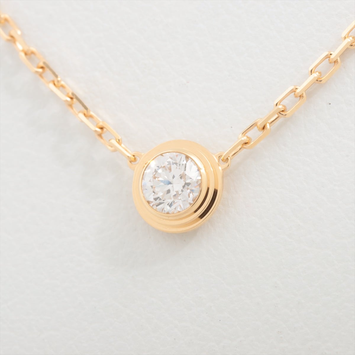 Cartier Damenuhr LM diamond Necklace 750(YG) 3.1g