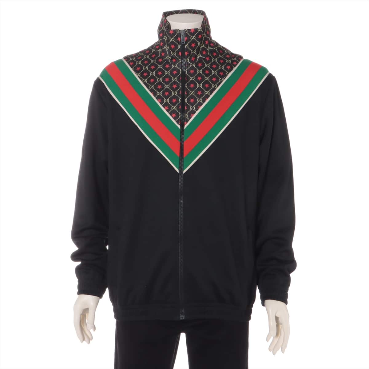 Gucci GG Star 20SS Cotton & Polyester Sweatsuit S Men's Black  575734 Sherry Line