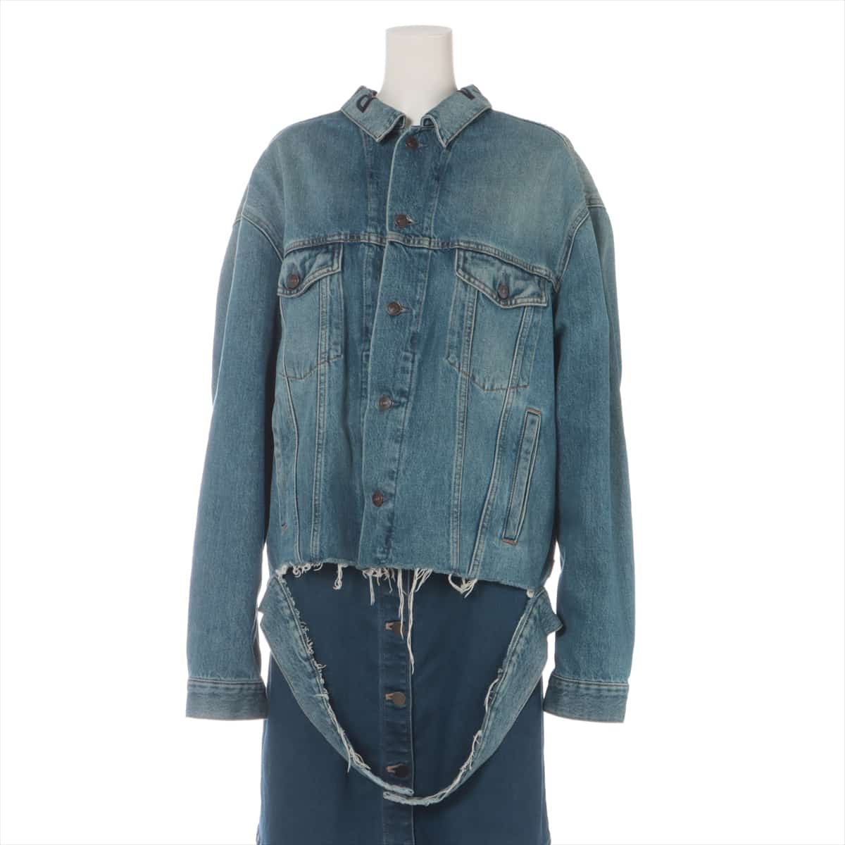 Balenciaga 18 years Cotton Denim jacket 36 Ladies' Blue  556728