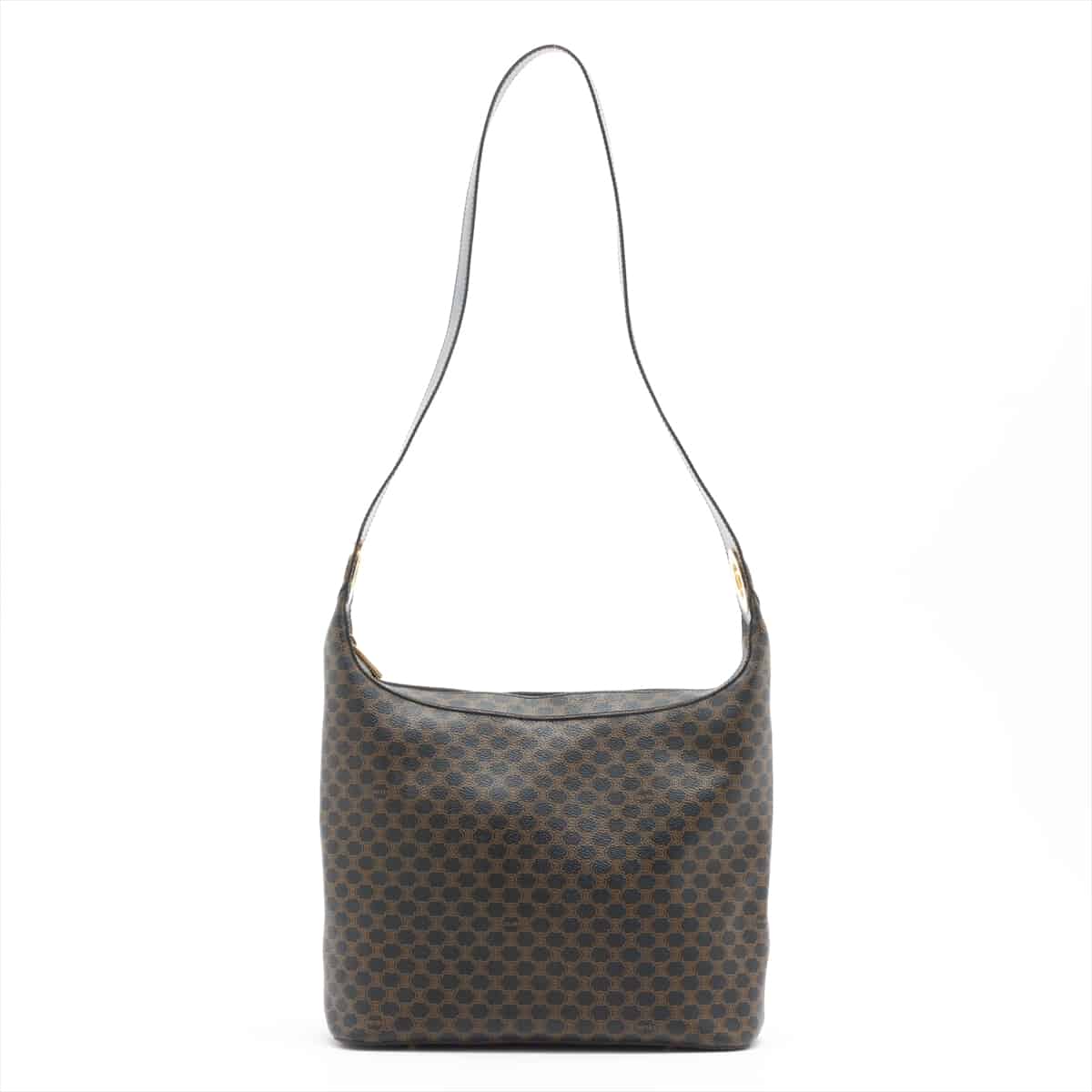 CELINE Macadam PVC & leather Shoulder bag Black