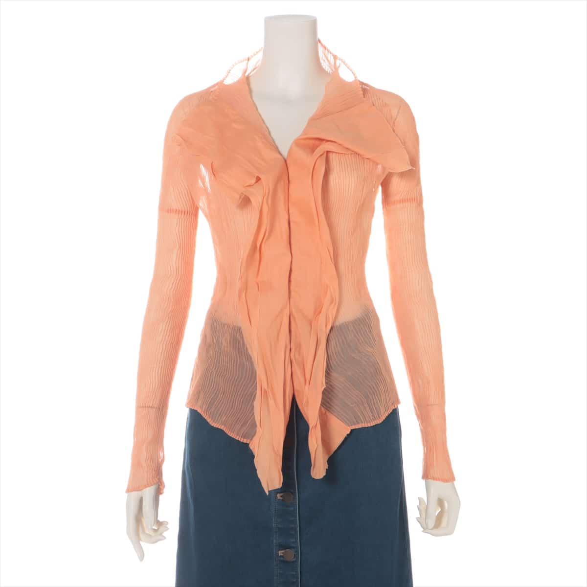 ISSEY MIYAKE Polyester Shirt 2 Ladies' Orange