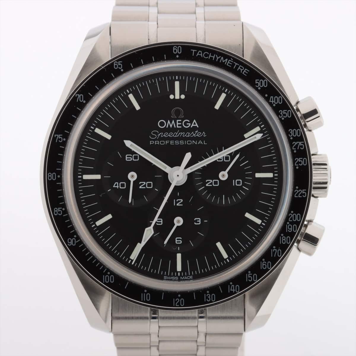Omega Speedmaster Moonwatch Professional Coaxial Master chronometer 310.30.42.50.01.002 SS Stem-winder Black-Face links 7