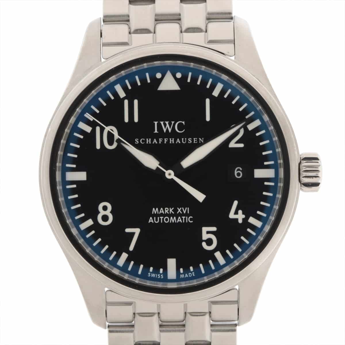 IWC Mark 16 IW325504 SS AT Black-Face Extra Link 1
