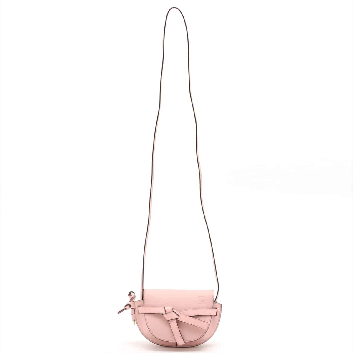 Loewe Mini Gate Leather Shoulder bag Pink