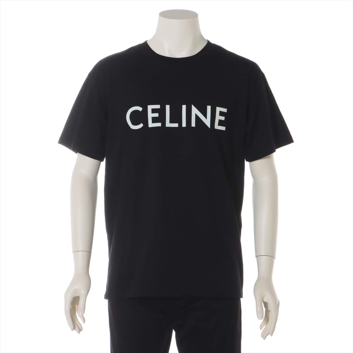CELINE 22SS Cotton T-shirt XS Men's Black  2X681671Q Eddie period