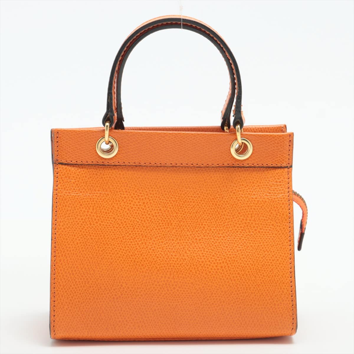 CELINE Vintage Leather 2way handbag Orange