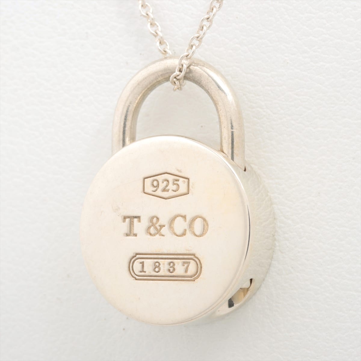 Tiffany 1837 Lock Necklace 925 10.5g Silver