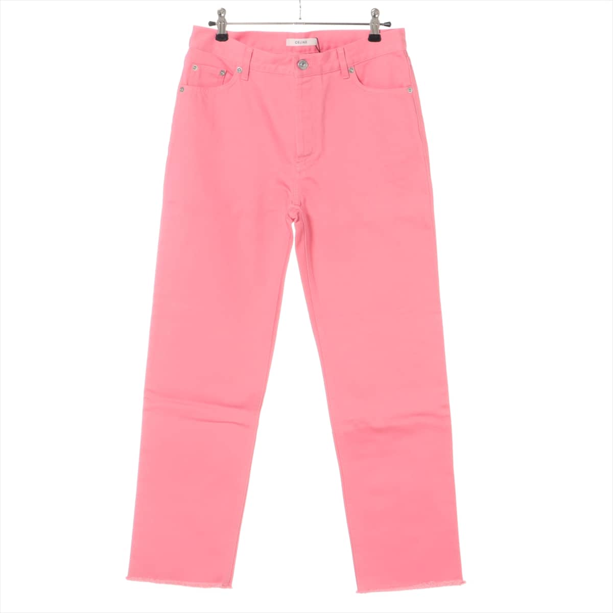 CELINE Phoebe Cotton Denim pants 36 Ladies' Pink