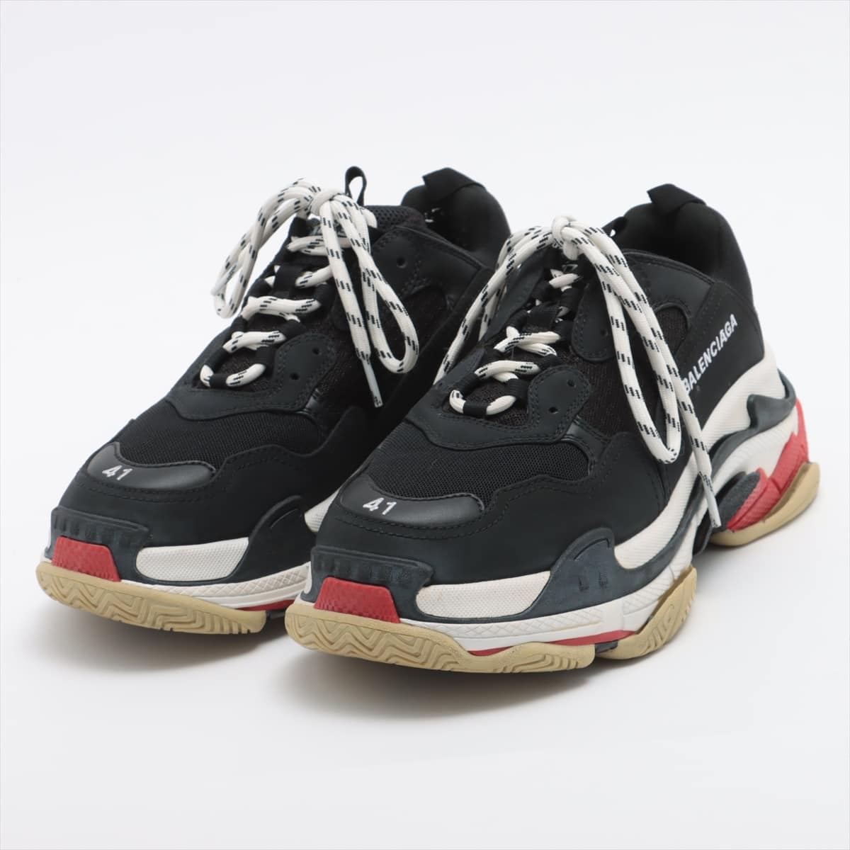 Balenciaga Triple s Mesh x leather Sneakers 27㎝ Men's Multicolor 533882