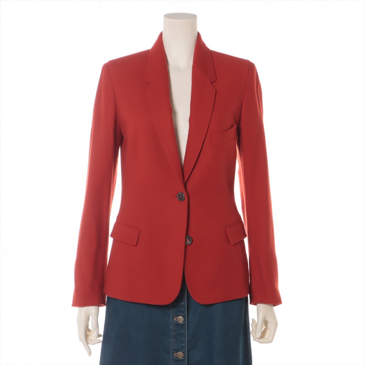 Hermès Wool & silk Tailored jacket 34 Ladies' Red
