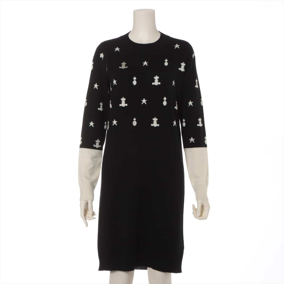 Hermès Cashmere Knit dress 36 Ladies' Black