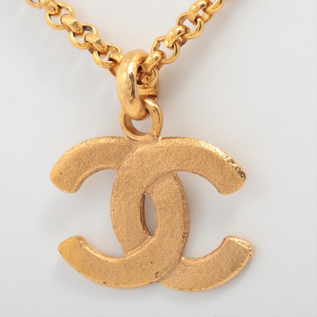 Chanel Coco Mark 1994 Necklace GP Gold