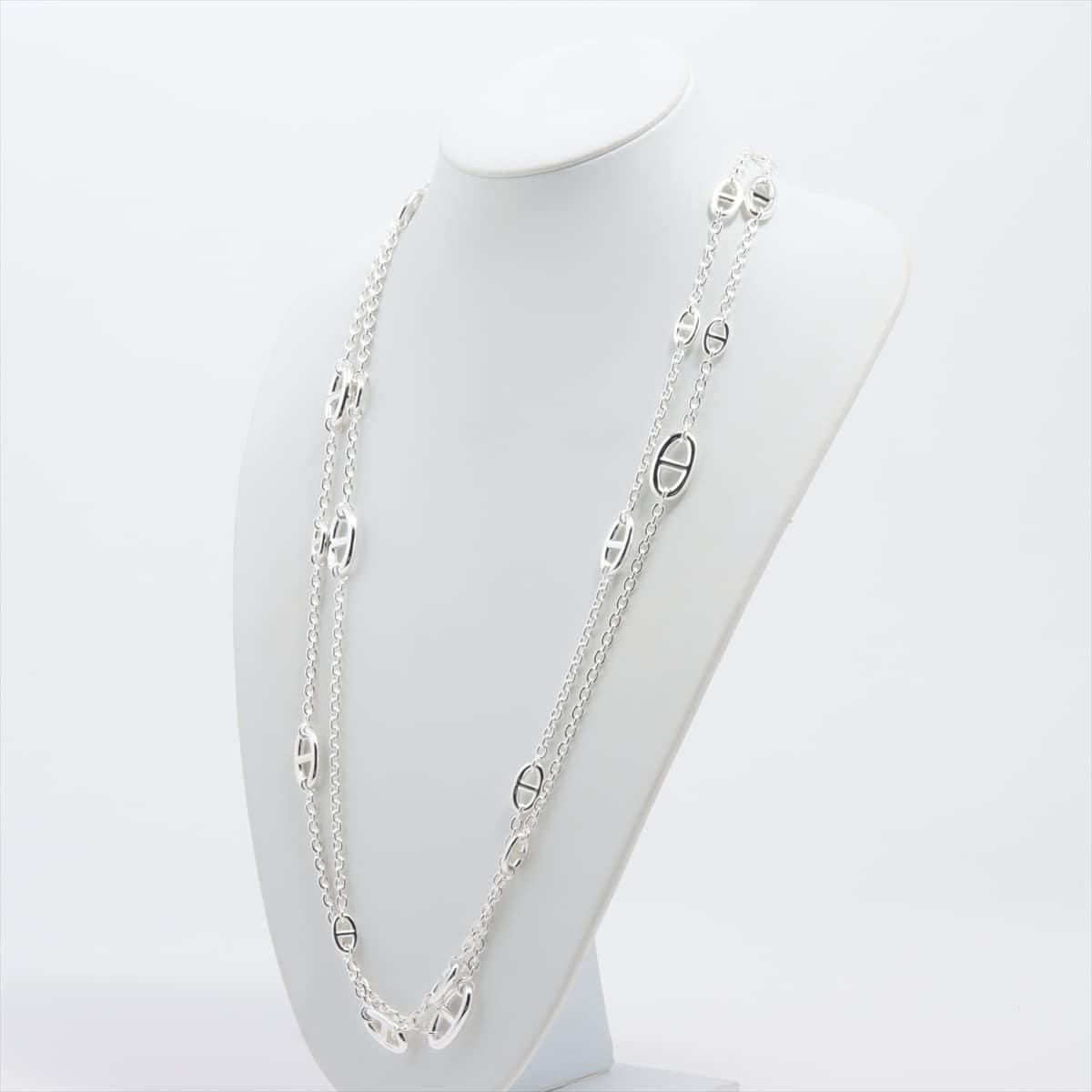 Hermès Chaîne d'Ancre Farandole Necklace 925 142g Silver