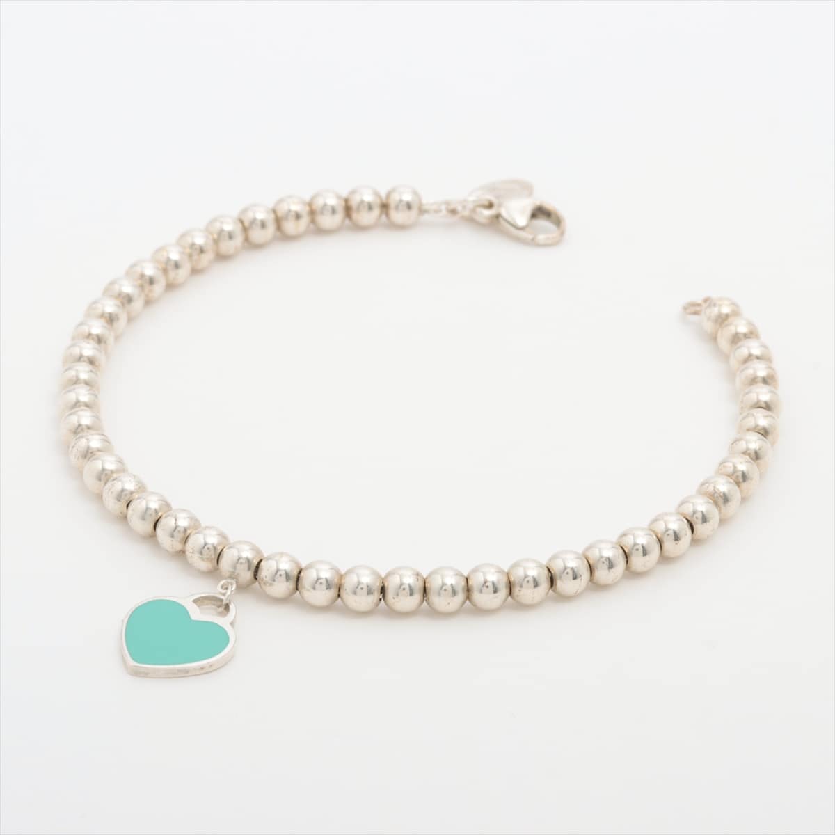 Tiffany Return To Tiffany Heart Tag Bracelet 925 5.7g Silver