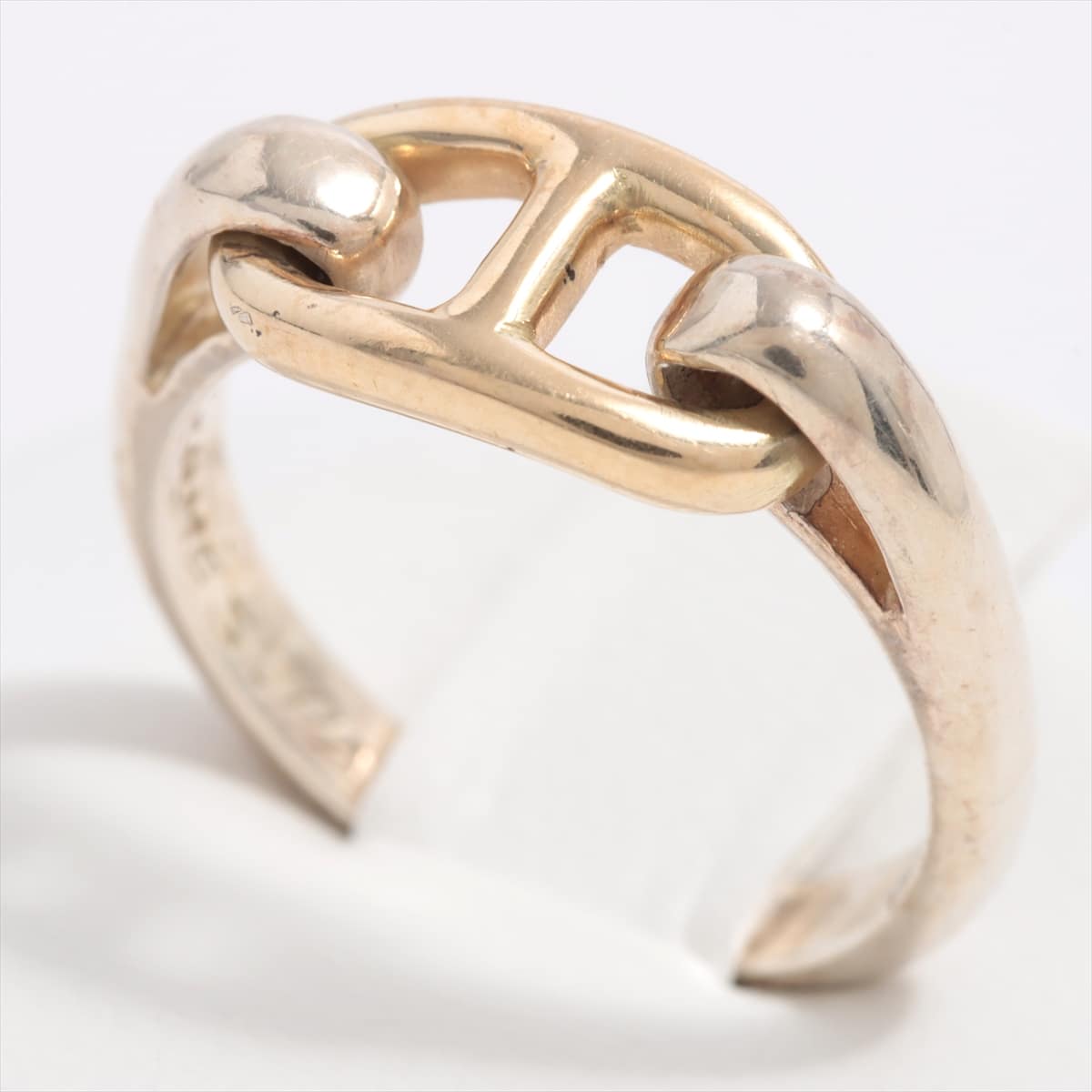 Hermès Chaîne d'Ancre rings 925×750 3.5g Gold × Silver