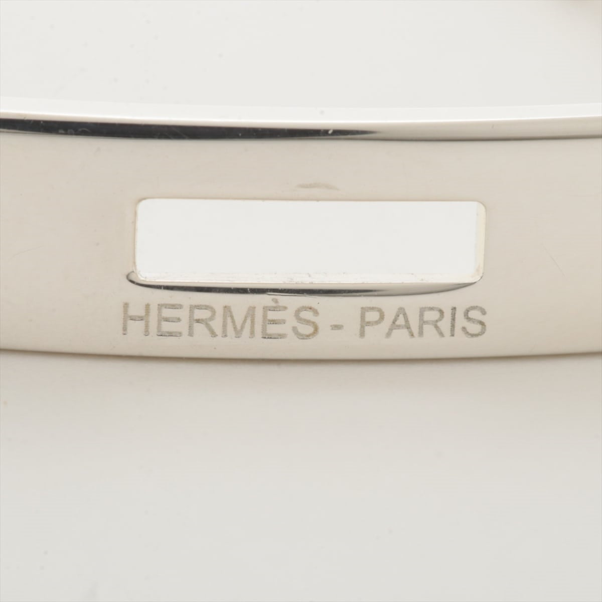 Hermès Kelly Gourmetto Bracelet 925 17.9g Silver