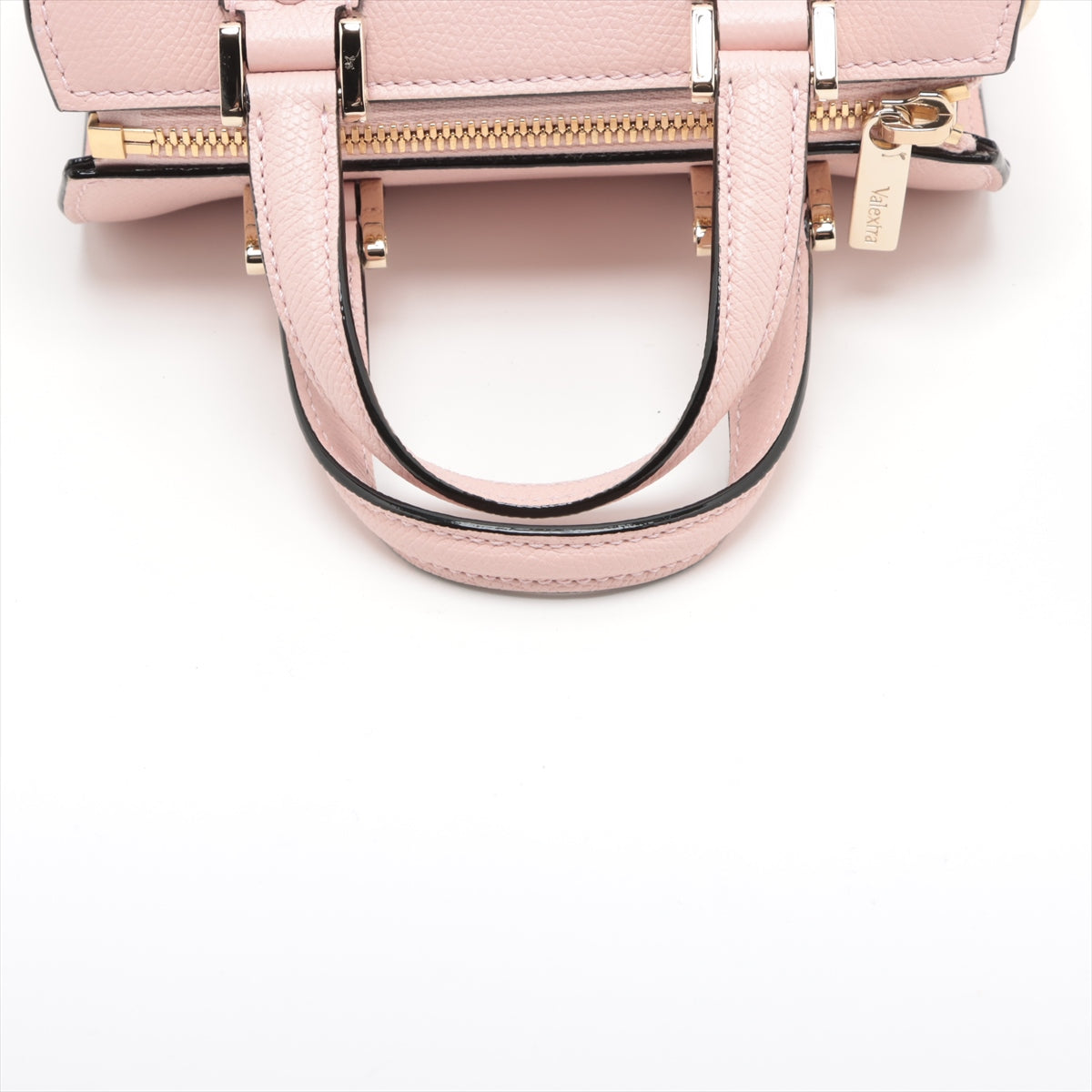 Valextra Leather 2way shoulder bag Pink