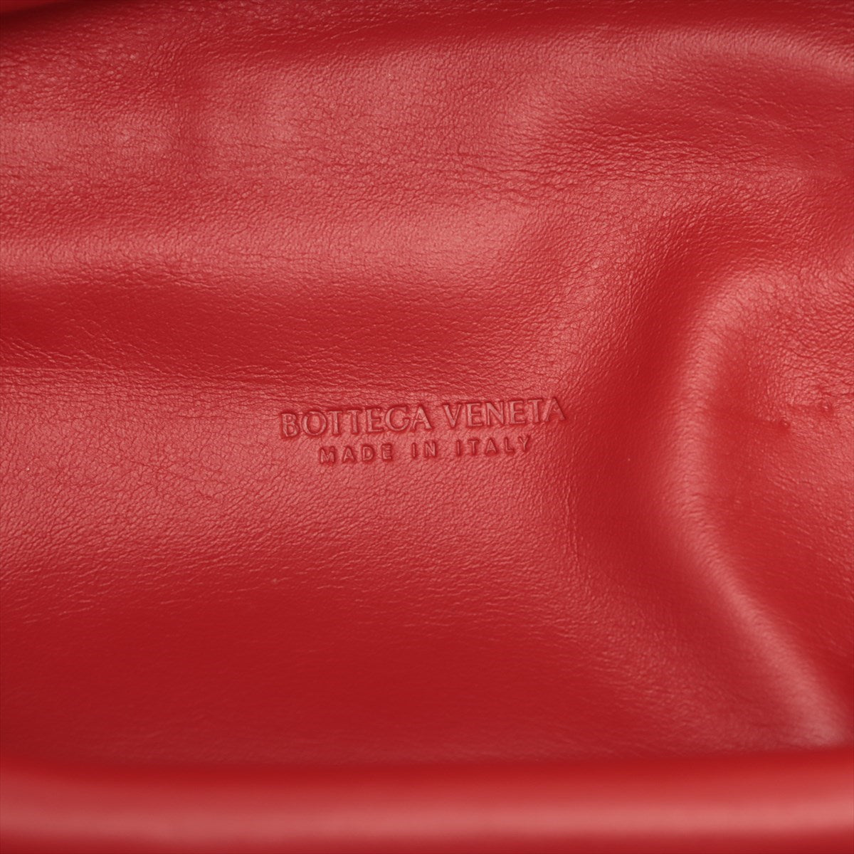 Bottega Veneta The chain pouch Leather Sling backpack Red