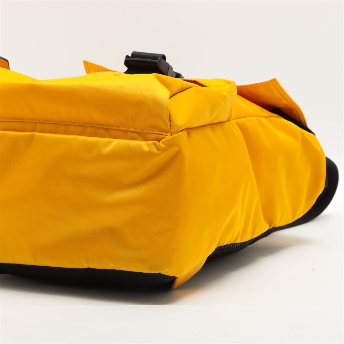 Fendi FENDINES Nylon Backpack Yellow 7VZ066