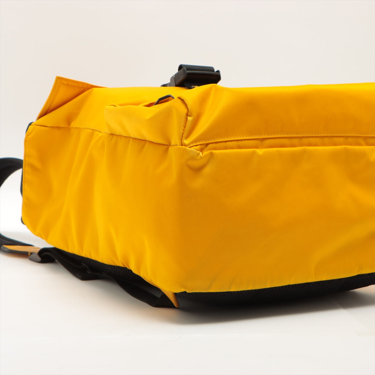 Fendi FENDINES Nylon Backpack Yellow 7VZ066