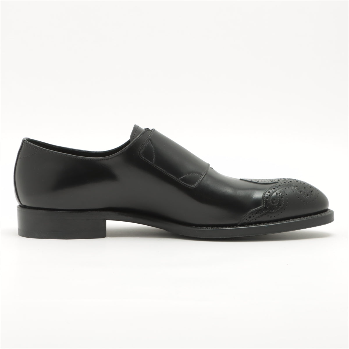 Louis Vuitton 06 Leather Shoes 8.5 Men's Black NI0036