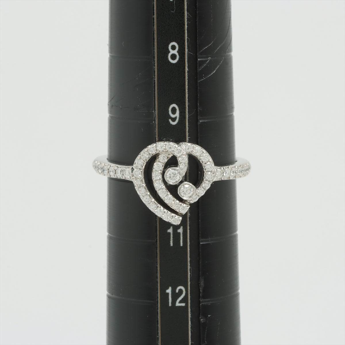 Tiffany Enchant Heart diamond rings Pt950 3.6g