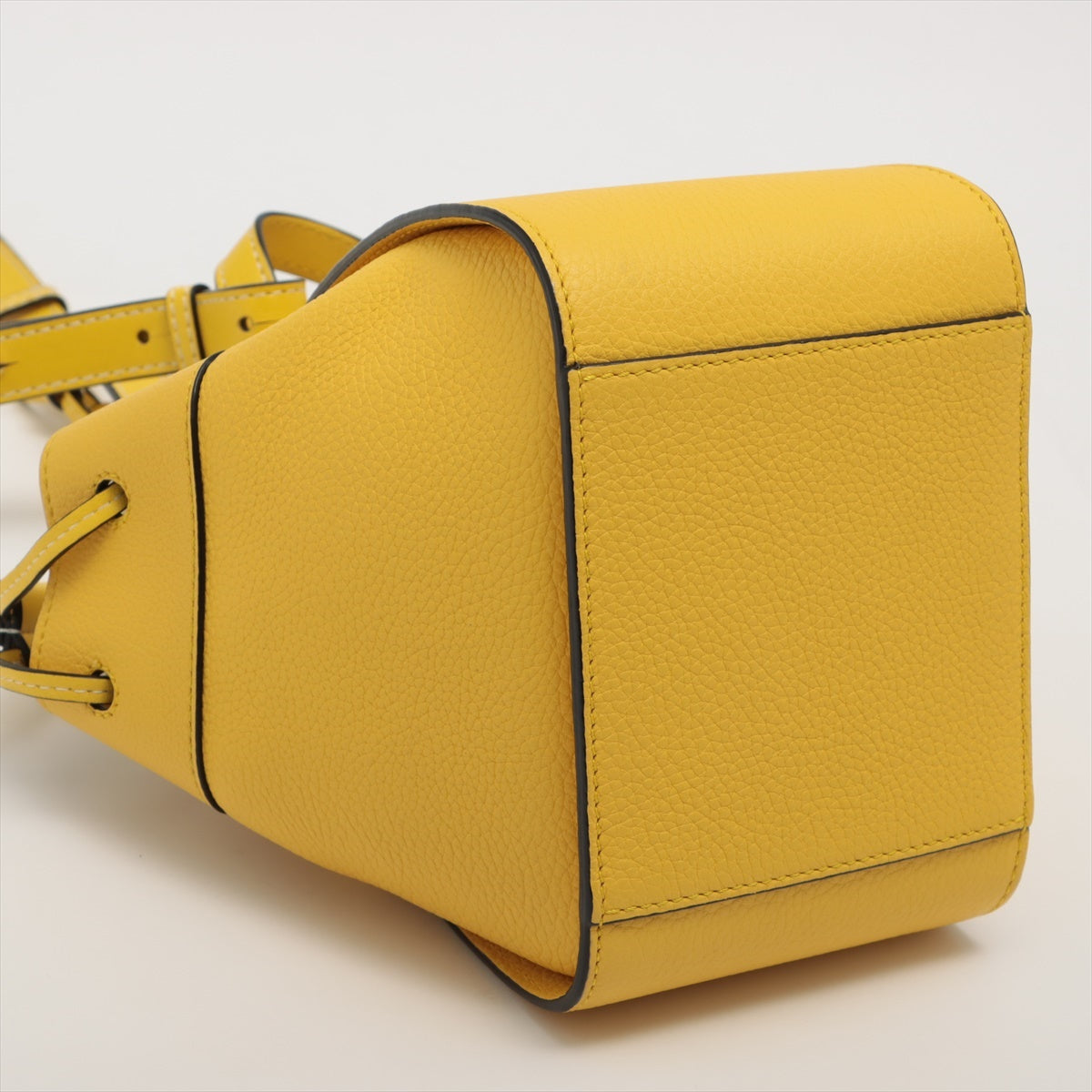 Loewe Hammock Drawstring Mini Leather 2way shoulder bag Yellow