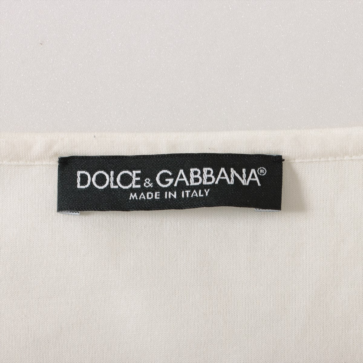 Dolce & Gabbana Cotton Cut & Sew 36 Ladies' White x navy  F8H58Z