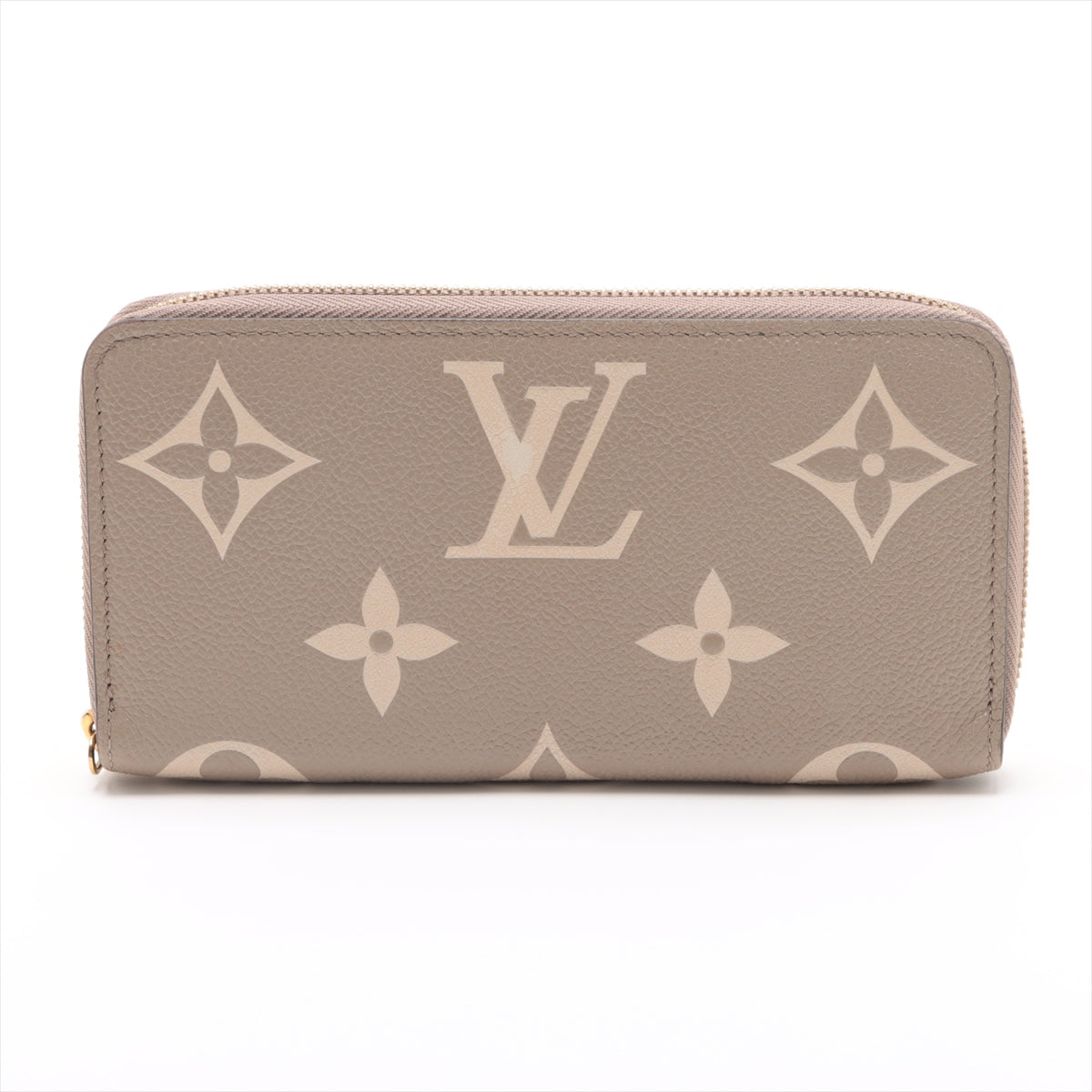 Louis Vuitton Bicolor Monogram Empreinte Zippy Wallet M69794 Tourtre-Claims Round-Zip-Wallet