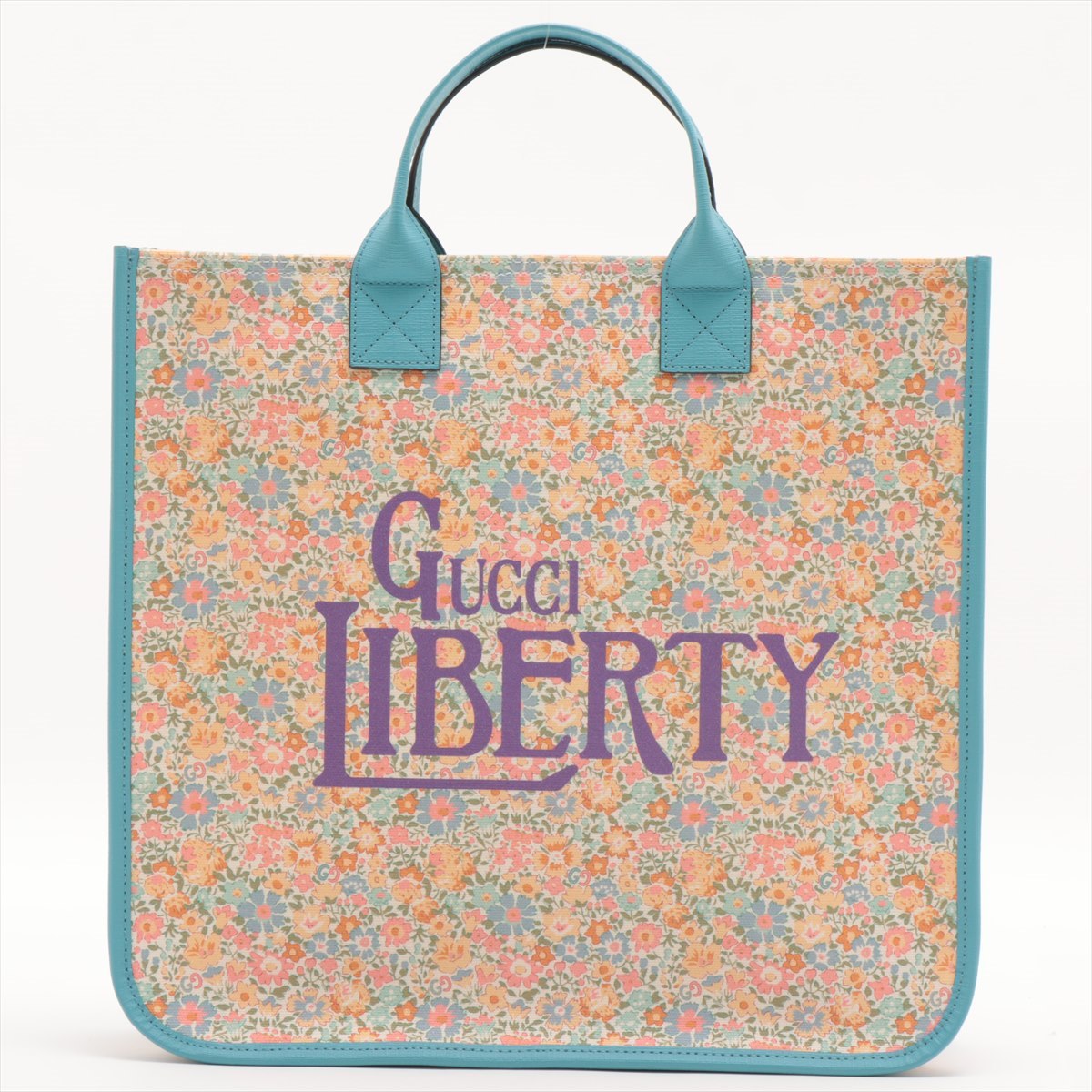 Gucci x Liberty Children's Canvas & leather Tote bag Multicolor 550763
