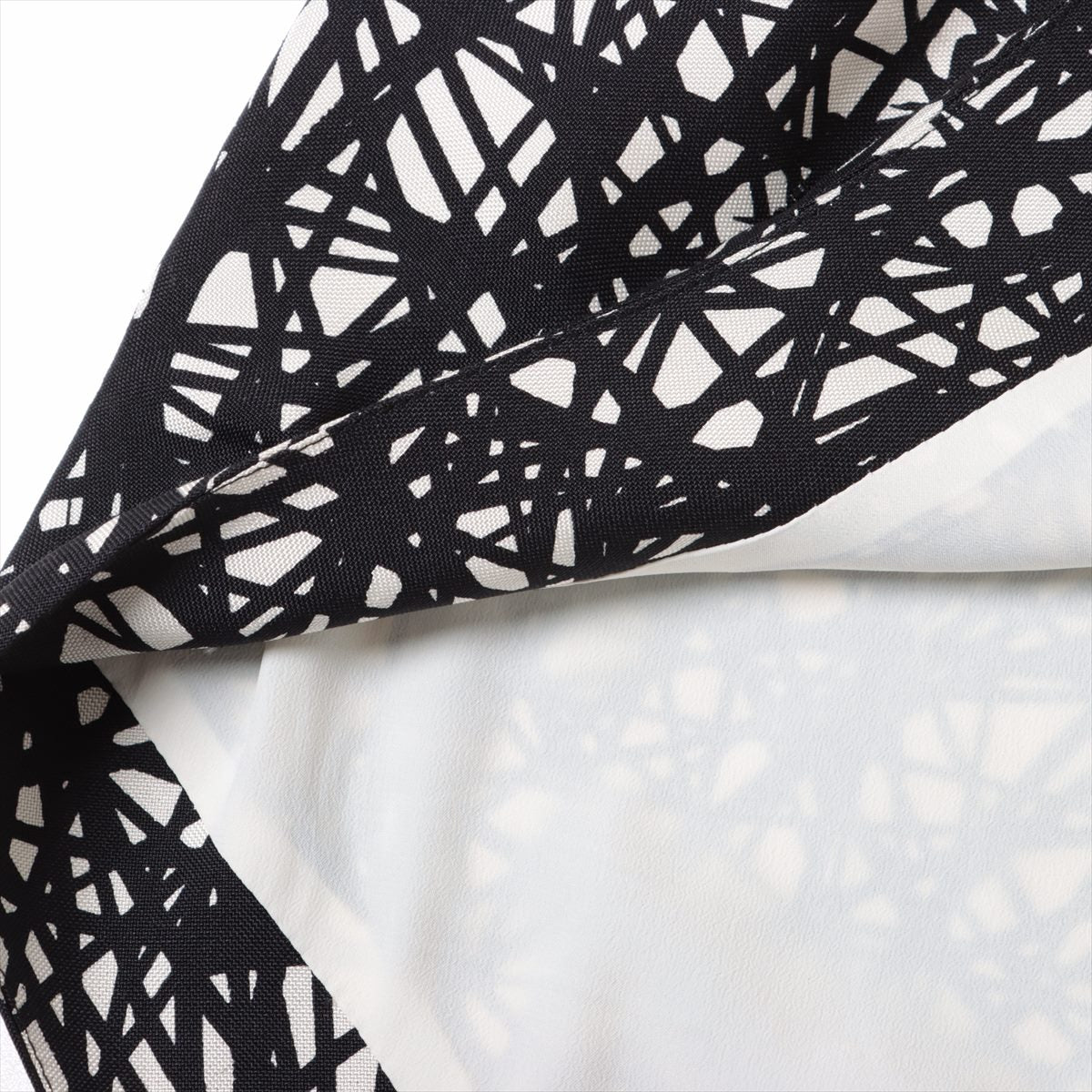 Balenciaga 13 years Silk Cut & Sew 36 Ladies' Black × White  343034