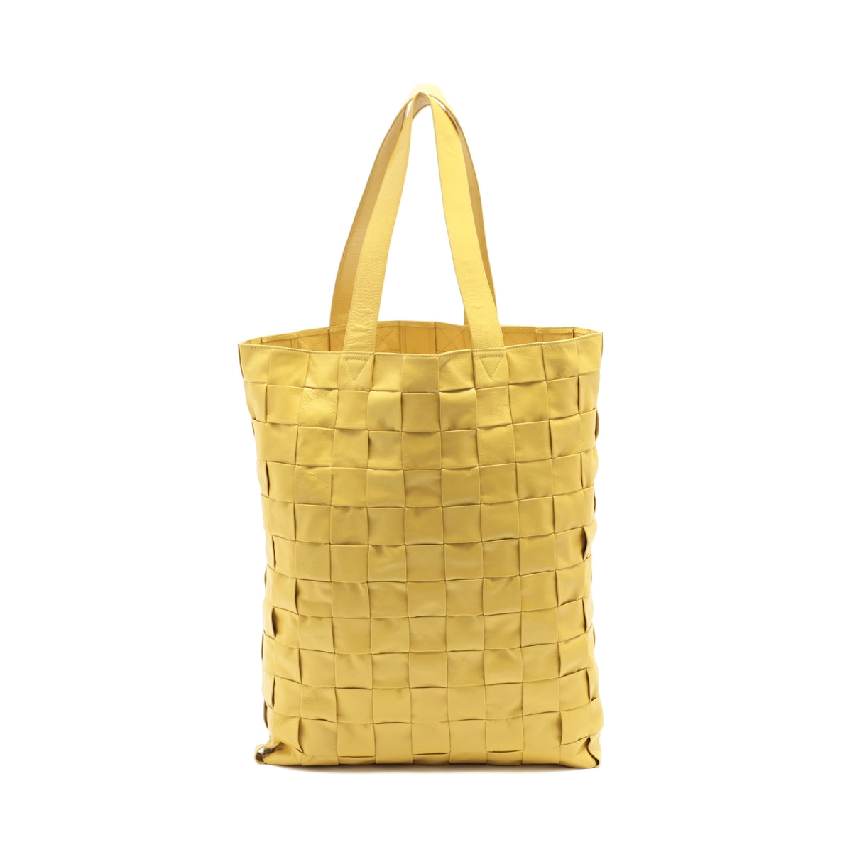 Bottega Veneta maxi intrecciato Leather Tote bag Yellow