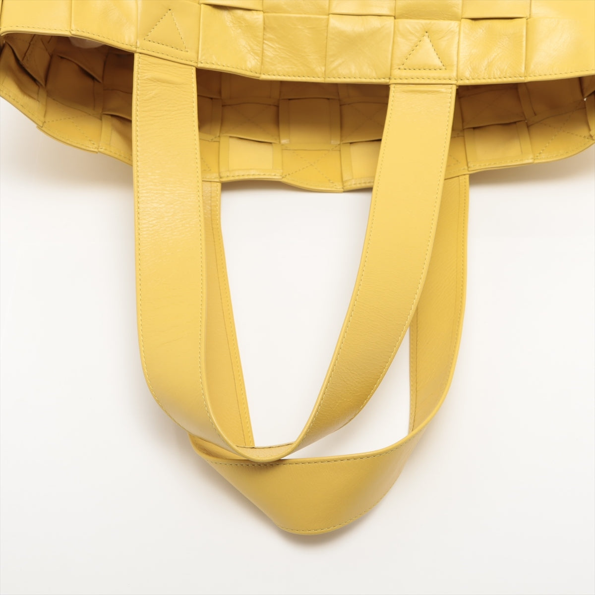 Bottega Veneta maxi intrecciato Leather Tote bag Yellow