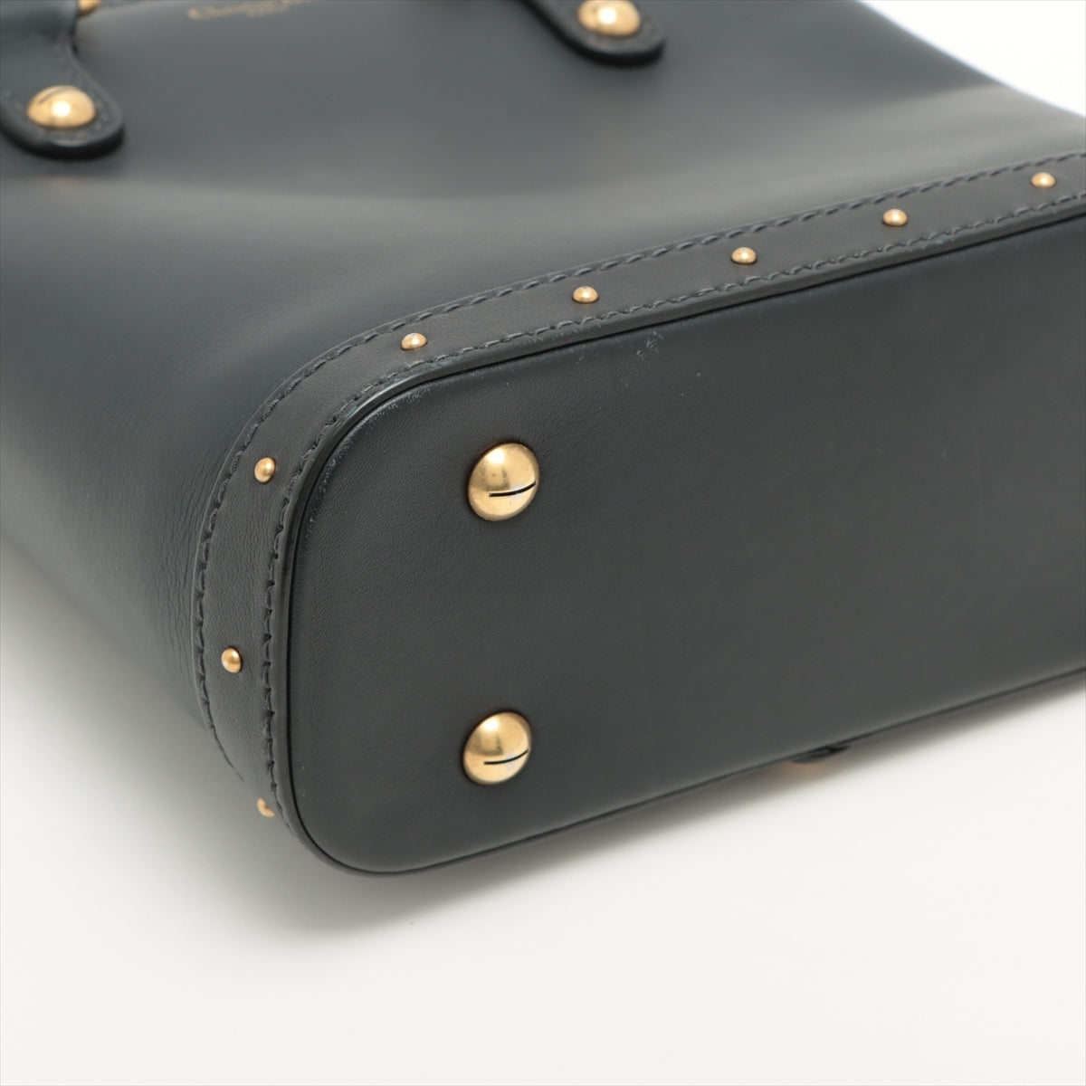 Christian Dior Leather 2way handbag Black