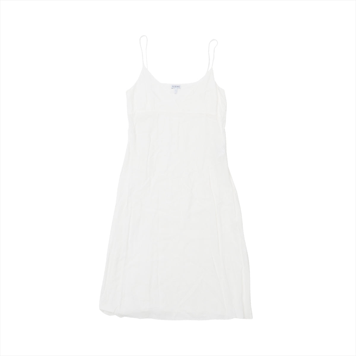 Loewe x Paula's Ibiza Cotton & Rayon Dress 34 Ladies' White  With inner S616Y09X01