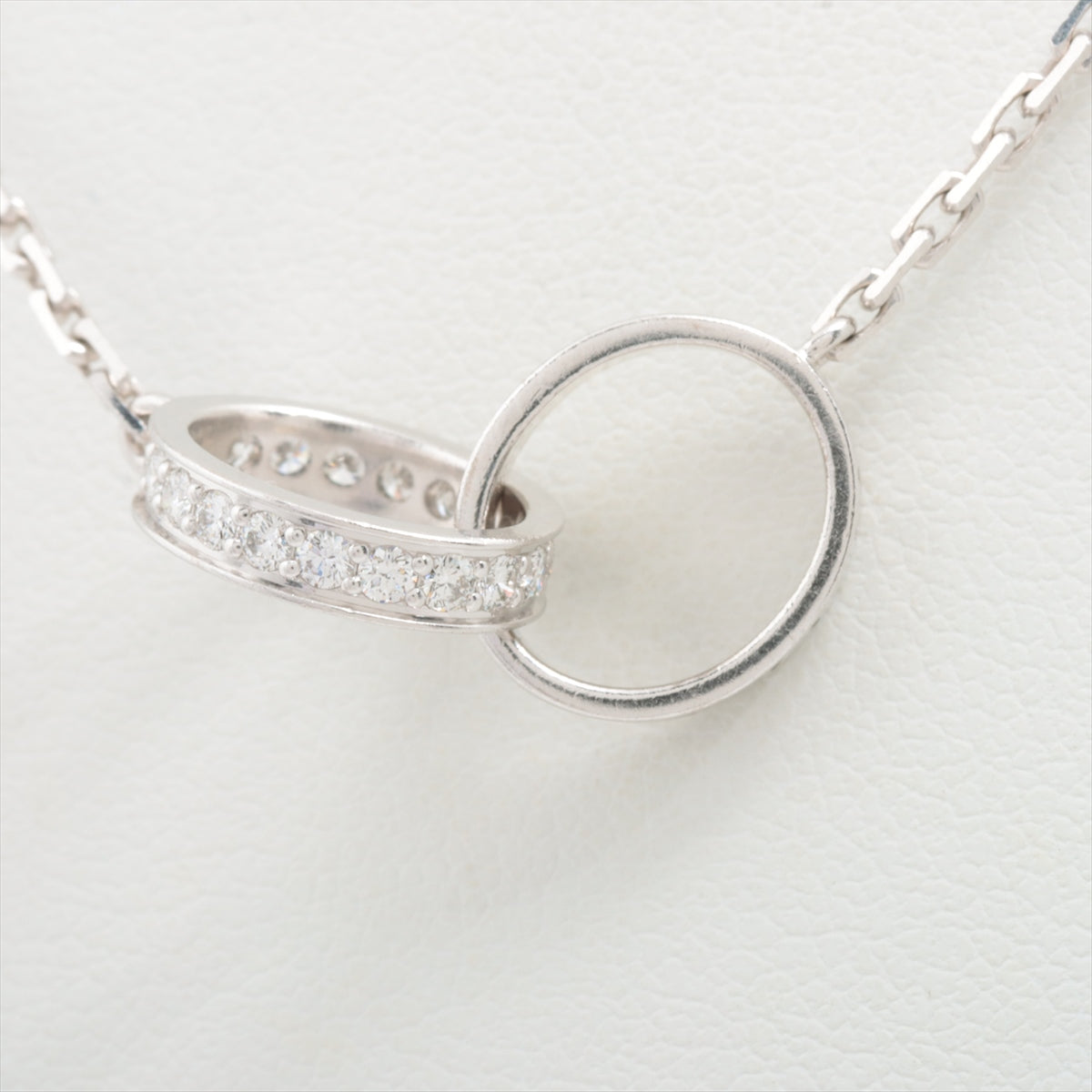 Cartier Baby Love diamond Necklace 750(WG) 6.9g