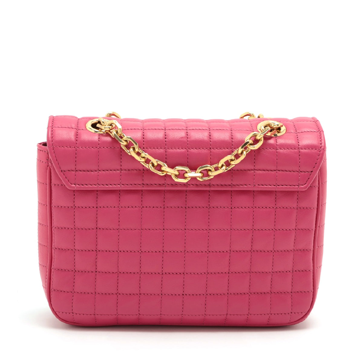 CELINE C Se small Leather Chain shoulder bag Pink