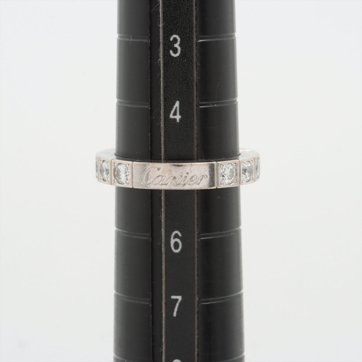 Cartier Raniere full diamond rings 750(WG) 4.1g 45
