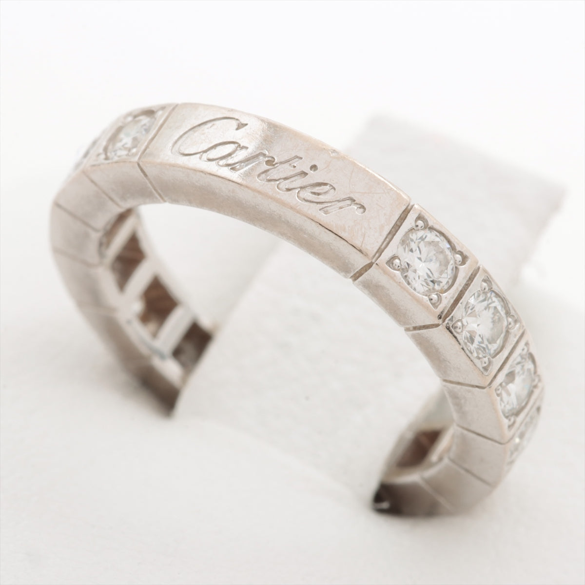 Cartier Raniere full diamond rings 750(WG) 4.1g 45