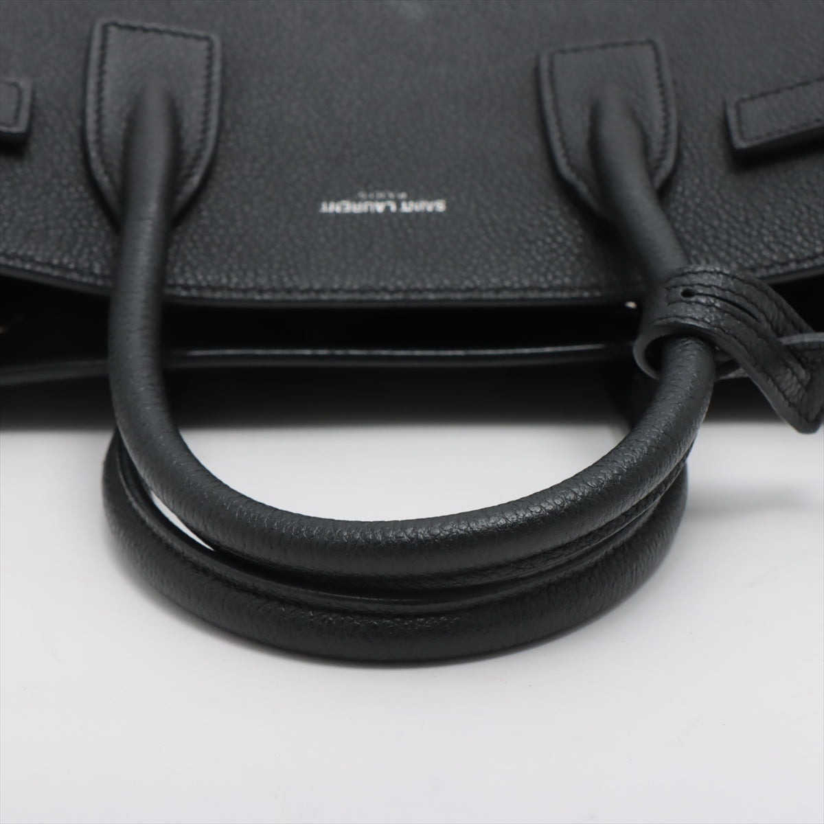 Saint Laurent Paris Leather 2way handbag Black