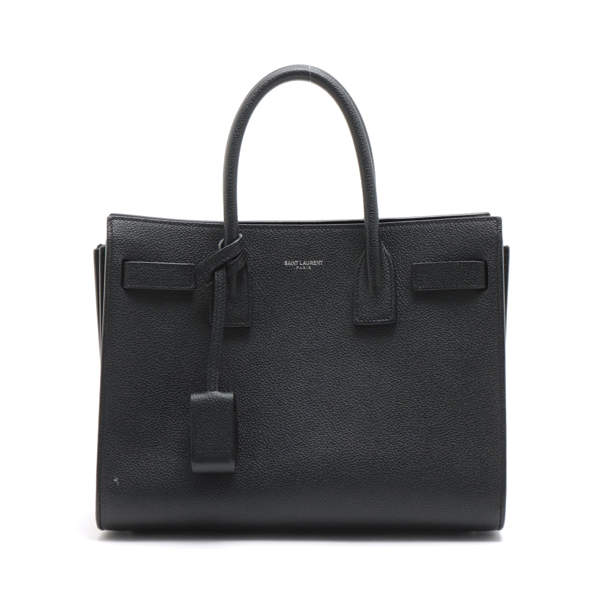 Saint Laurent Paris Leather 2way handbag Black