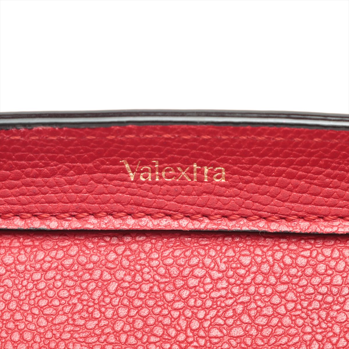 Valextra Triennale Leather 2way handbag Red
