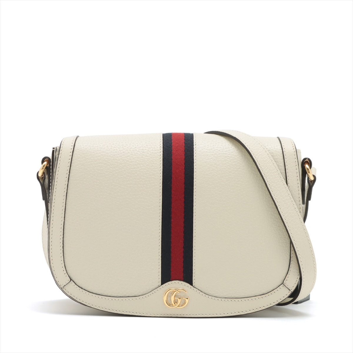 Gucci Ophidia Leather Shoulder bag White 601044