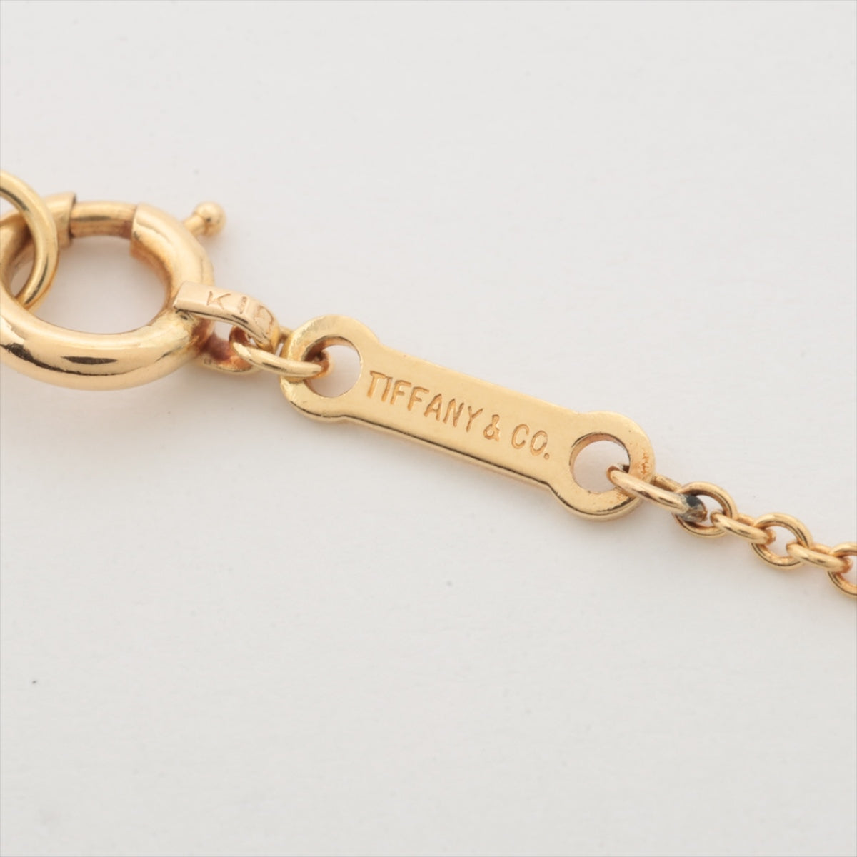 Tiffany Necklace chain K18(YG) 1.4g